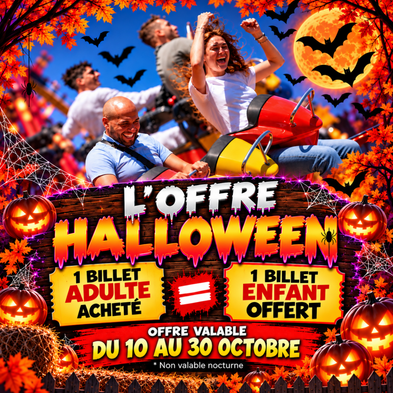 L’OFFRE HALLOWEEN ARRIVE À MAGIC PARK LAND