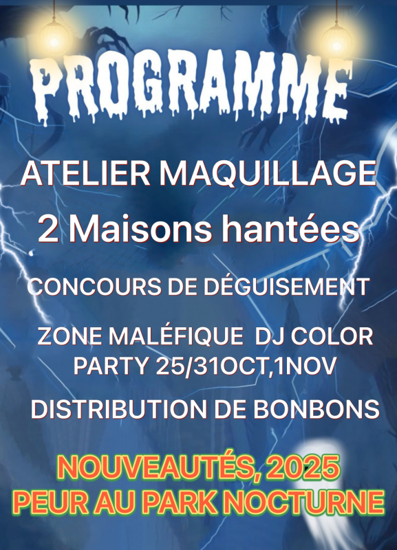 programme Halloween