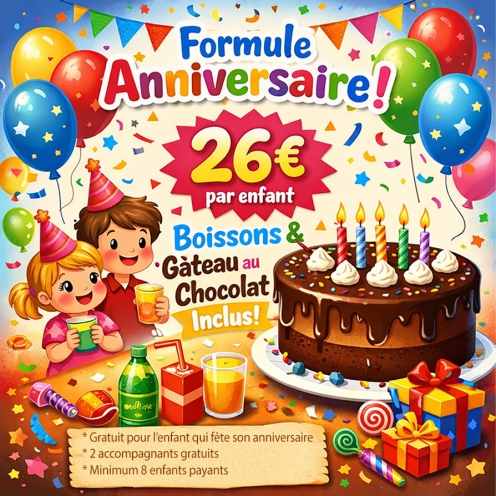 Réservez une journée inoubliable pour vos enfants