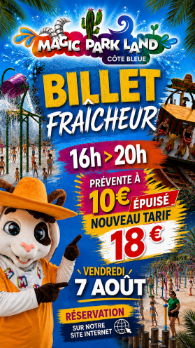Prévente à 10 € : ÉPUISÉE
Nouveau tarif : 18 €
Vendredi 7 août